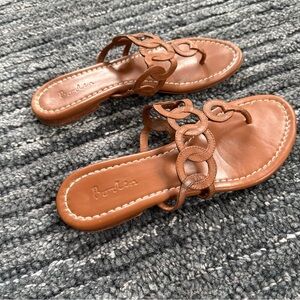 Boden  Sandals 9 40  Womens Brown Thong Leather Slip On Flip Flops